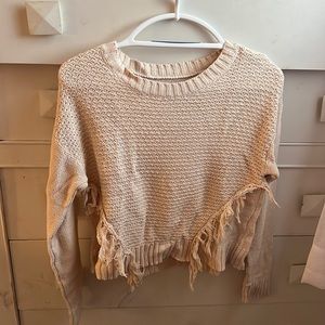 American Eagle cream sweater